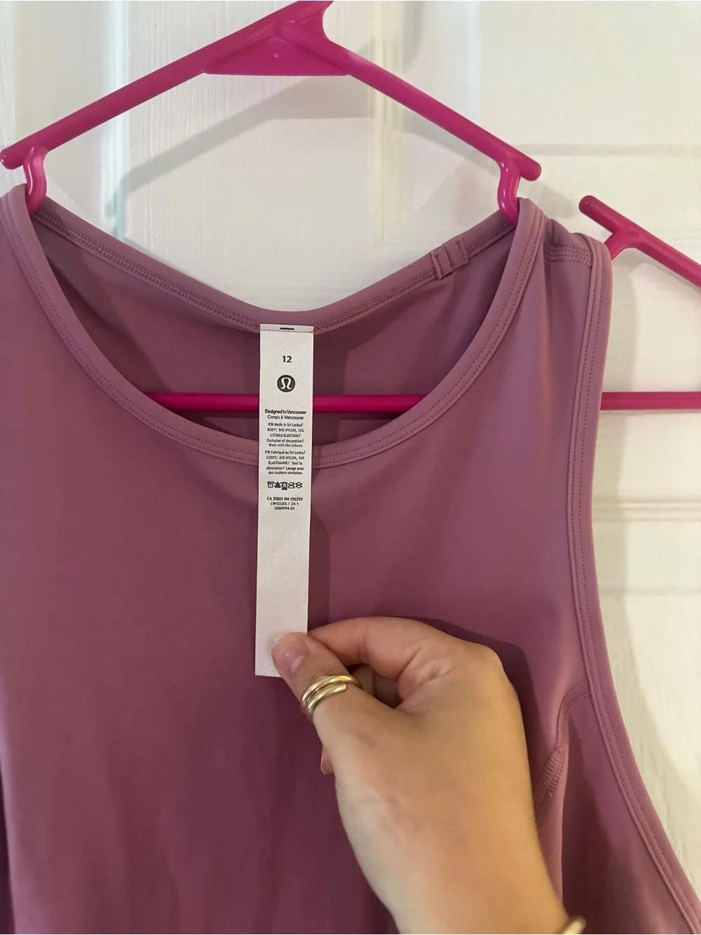 lululemon athletica Dusty Mauve Racerback Tank - Picture 5 of 5